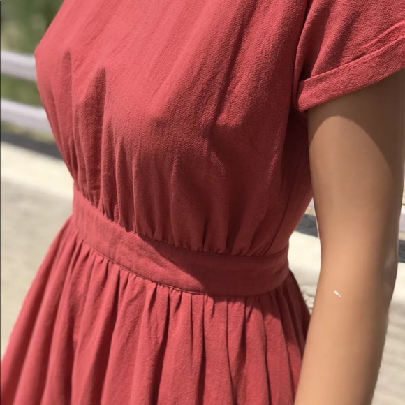 Red Boutique Backless Open back Dress Small $188 - Picture 7 of 9